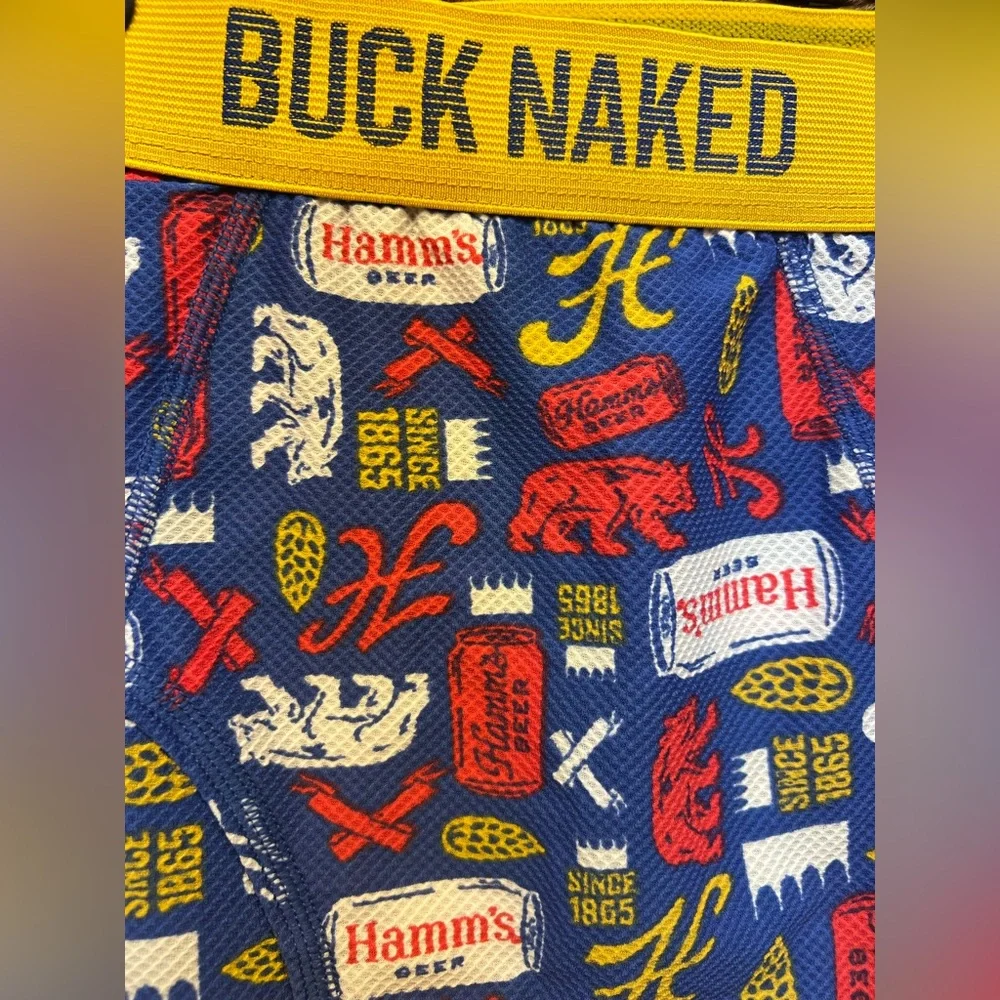Duluth -‎ Mens Buck Naked, Hamms Beer Boxers, Size:4XL